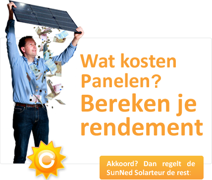 Wat kosten zonnepanelen, bereken je rendement